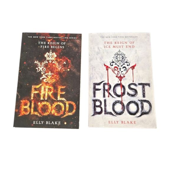 Fire Blood & Frost Blood by Elly Blake Paperback Fantasy YA Duology Lot - Picture 1 of 1